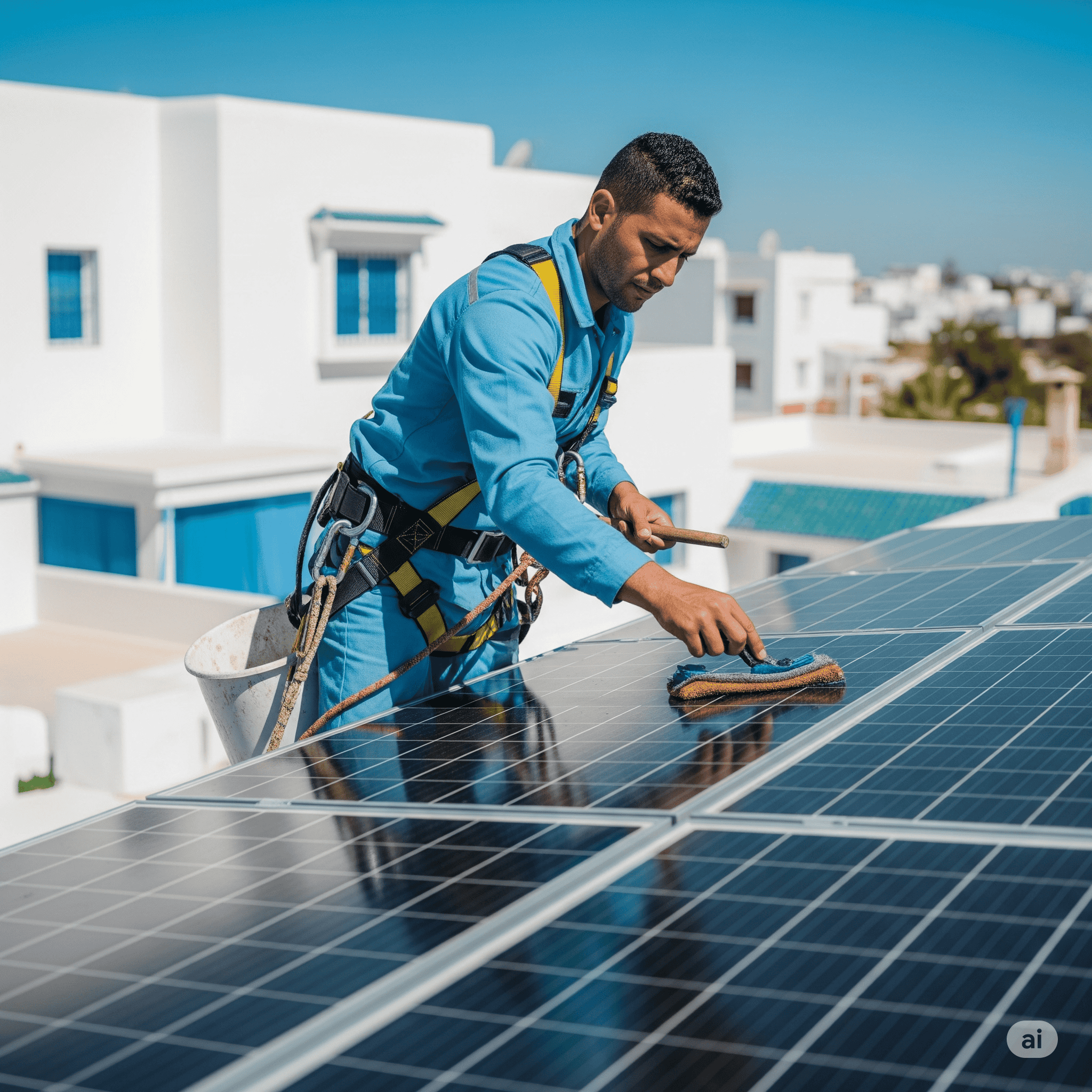 Nettoyage Professionnel de Panneaux Photovoltaïques